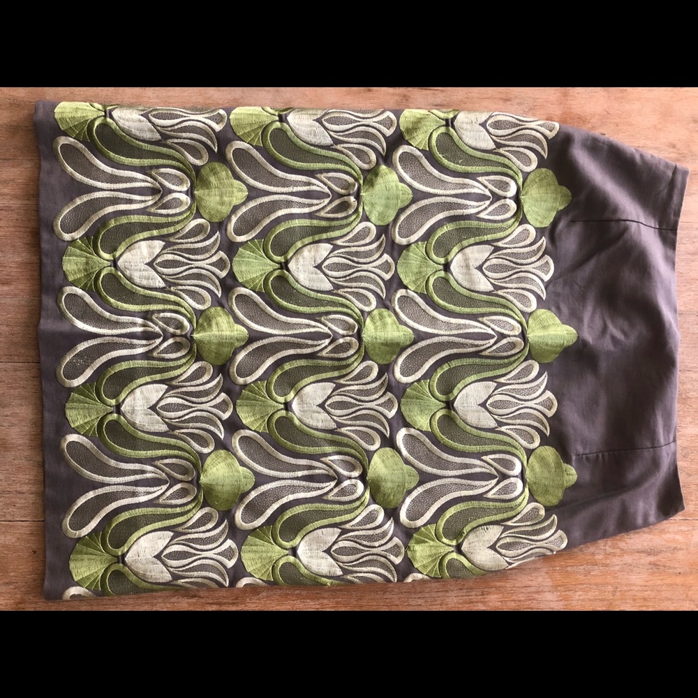 Dries van Noten embroidered skirt